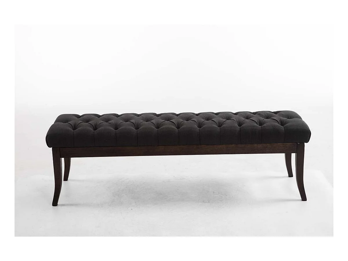 Banc design Chesterfield 150 bois marron 150 x 38 x 46 cm 10_0003688