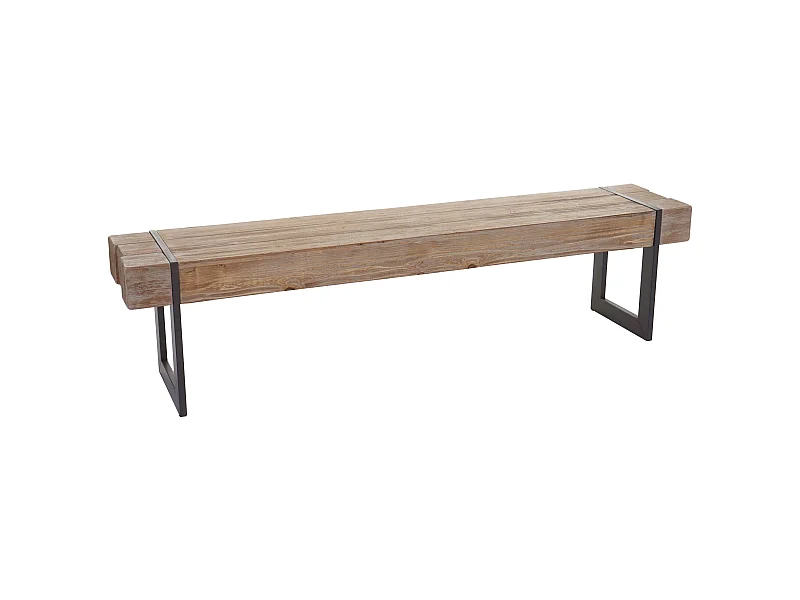 Banc de salle à bois marron 40 x 20 x 184 cm 04_0005840