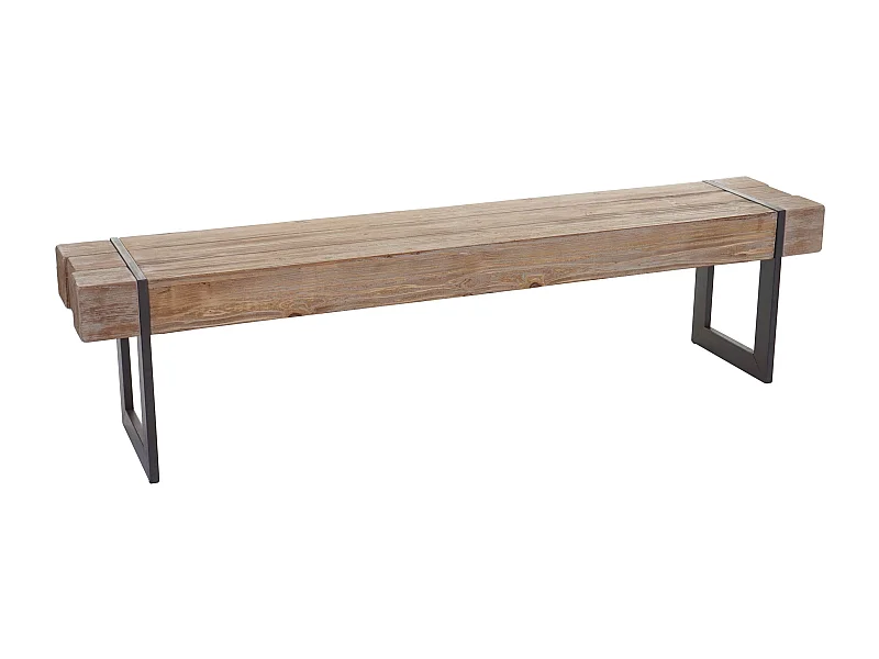 Banc de salle à bois marron 40 x 20 x 184 cm 04_0005840