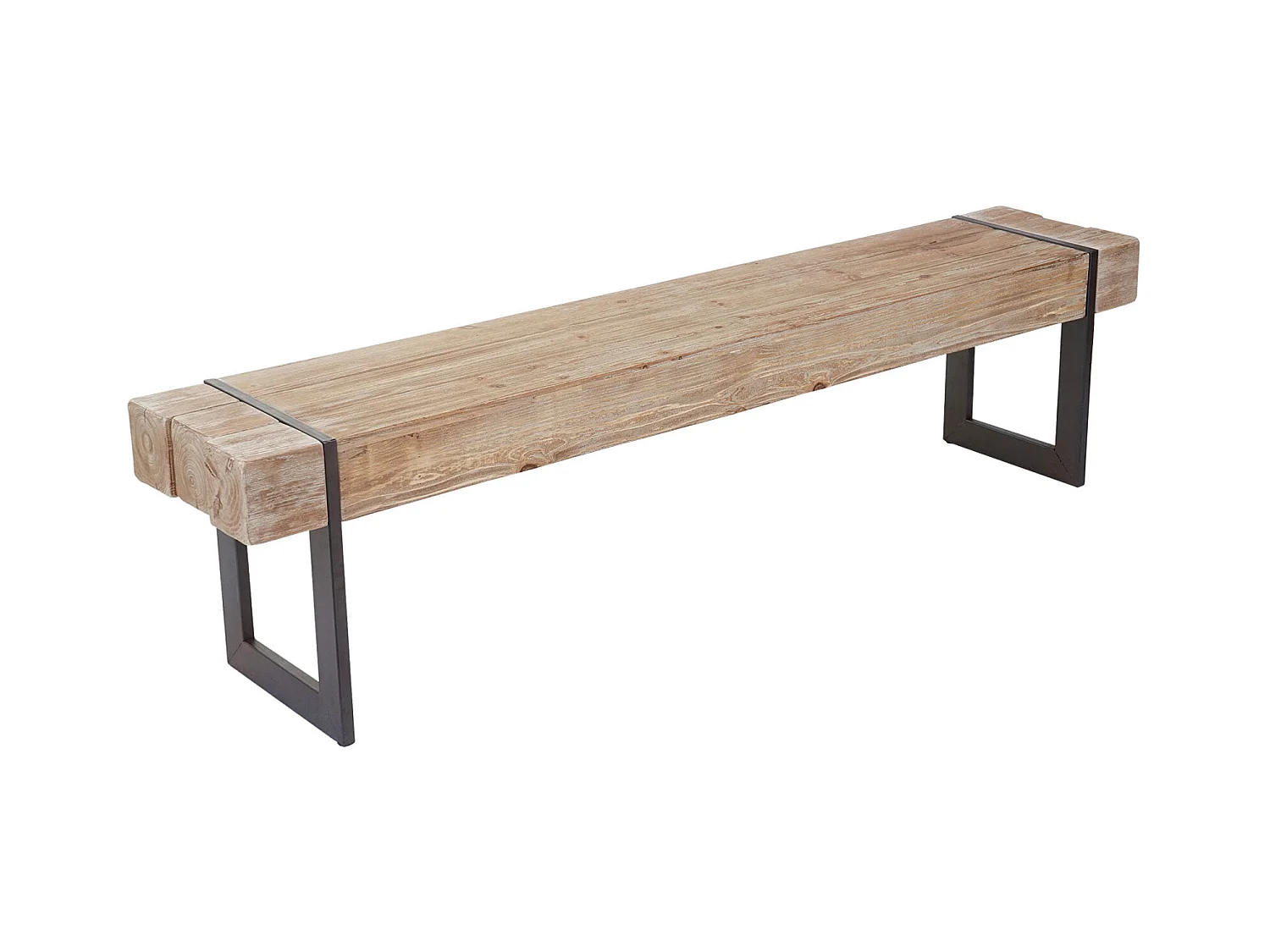 Banc de salle à bois marron 40 x 20 x 184 cm 04_0005840