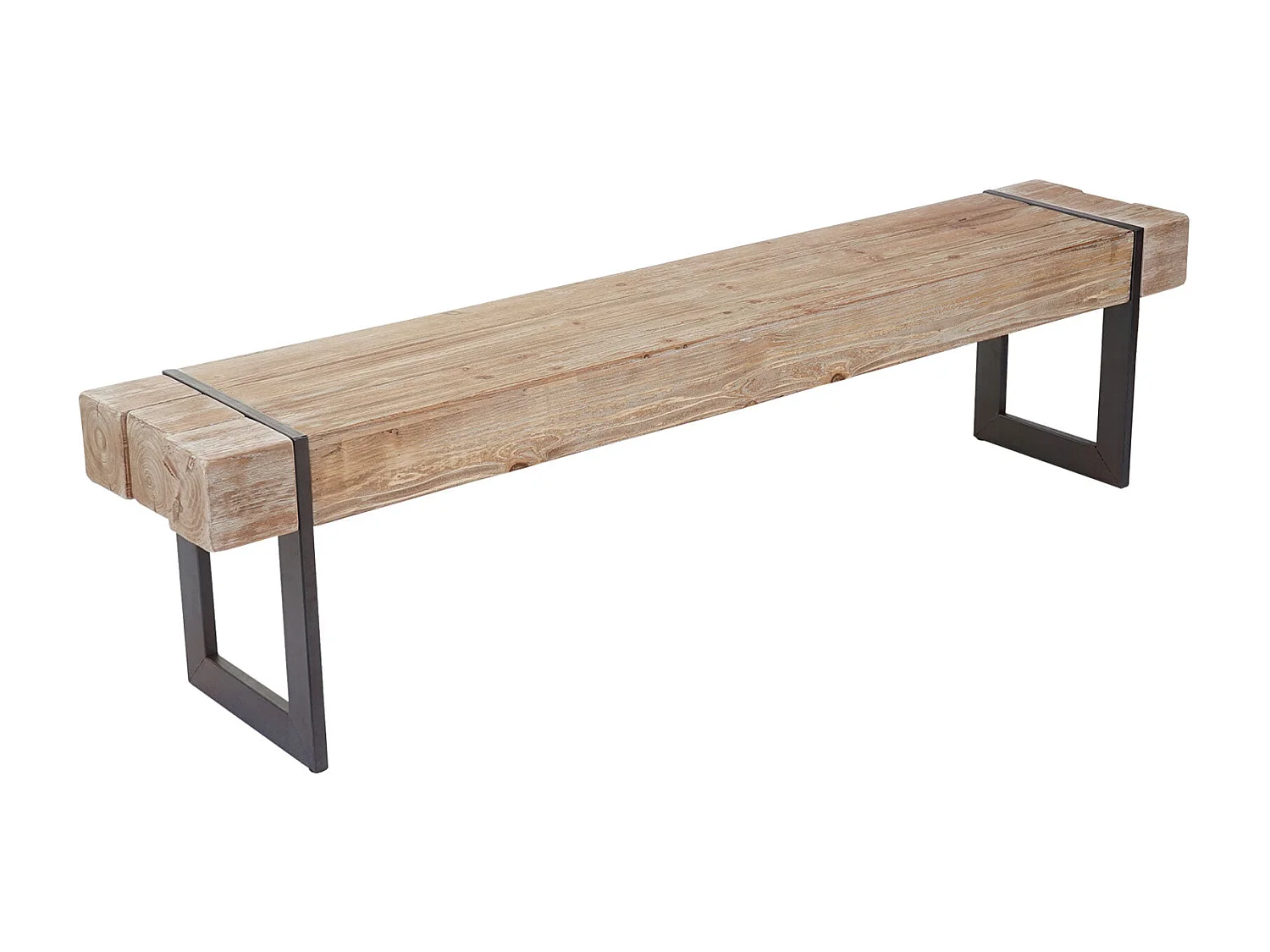 Banc de salle à bois marron 40 x 20 x 184 cm 04_0005840