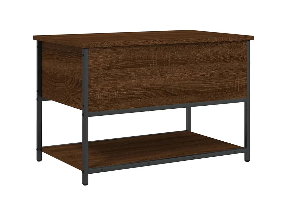 Banc banquette avec espace bois beige 70 x 42.5 x 47 cm DEC024741