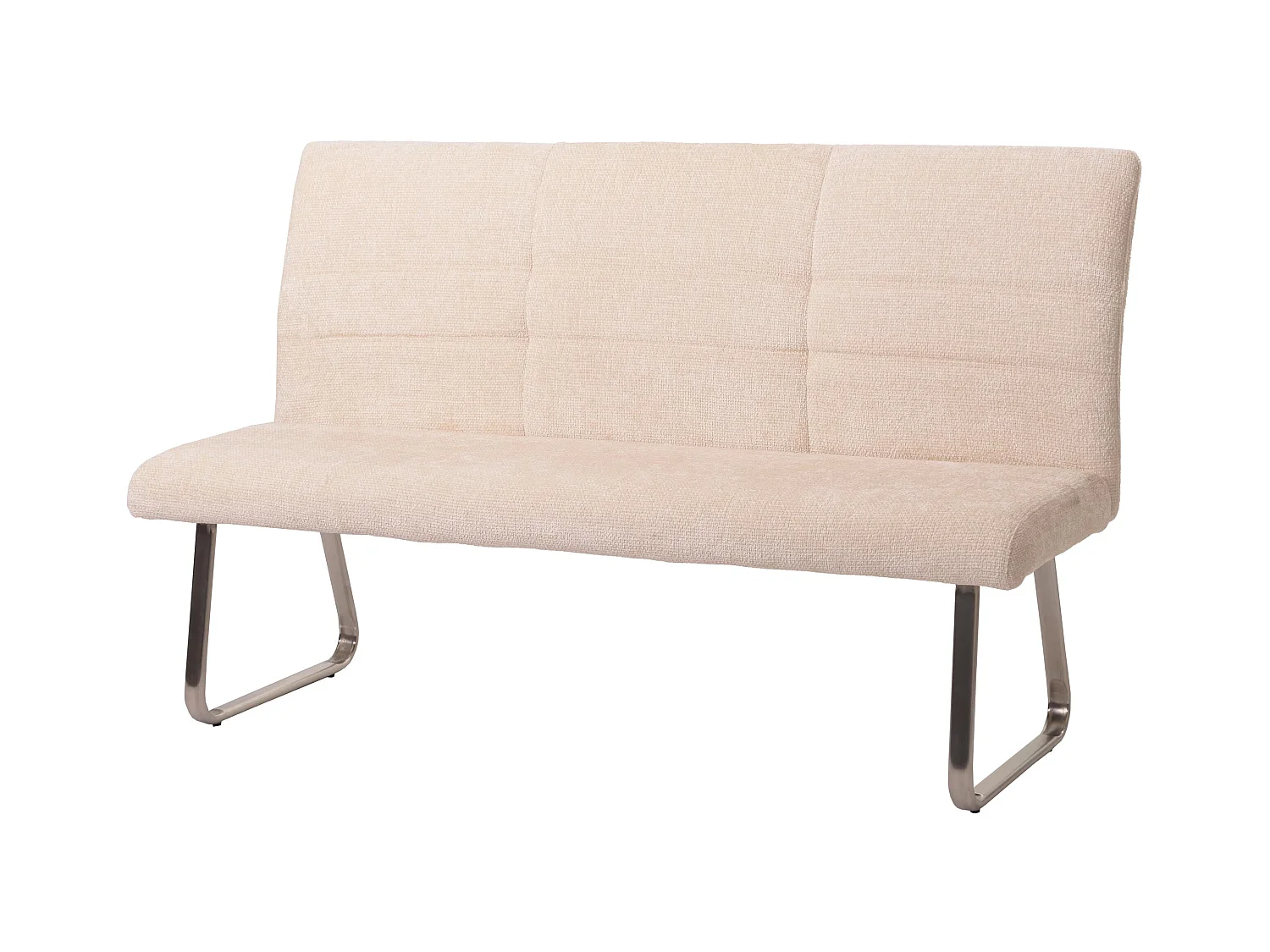 Banc de salle à tissu crème 65 x 33 x 163 cm 04_0005876