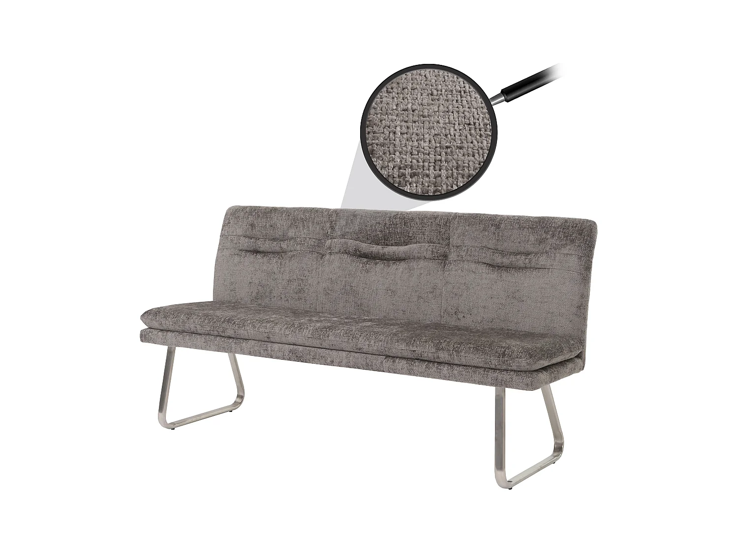 Banc de salle à argenté 180 x 58 x 93 cm 04_0005847