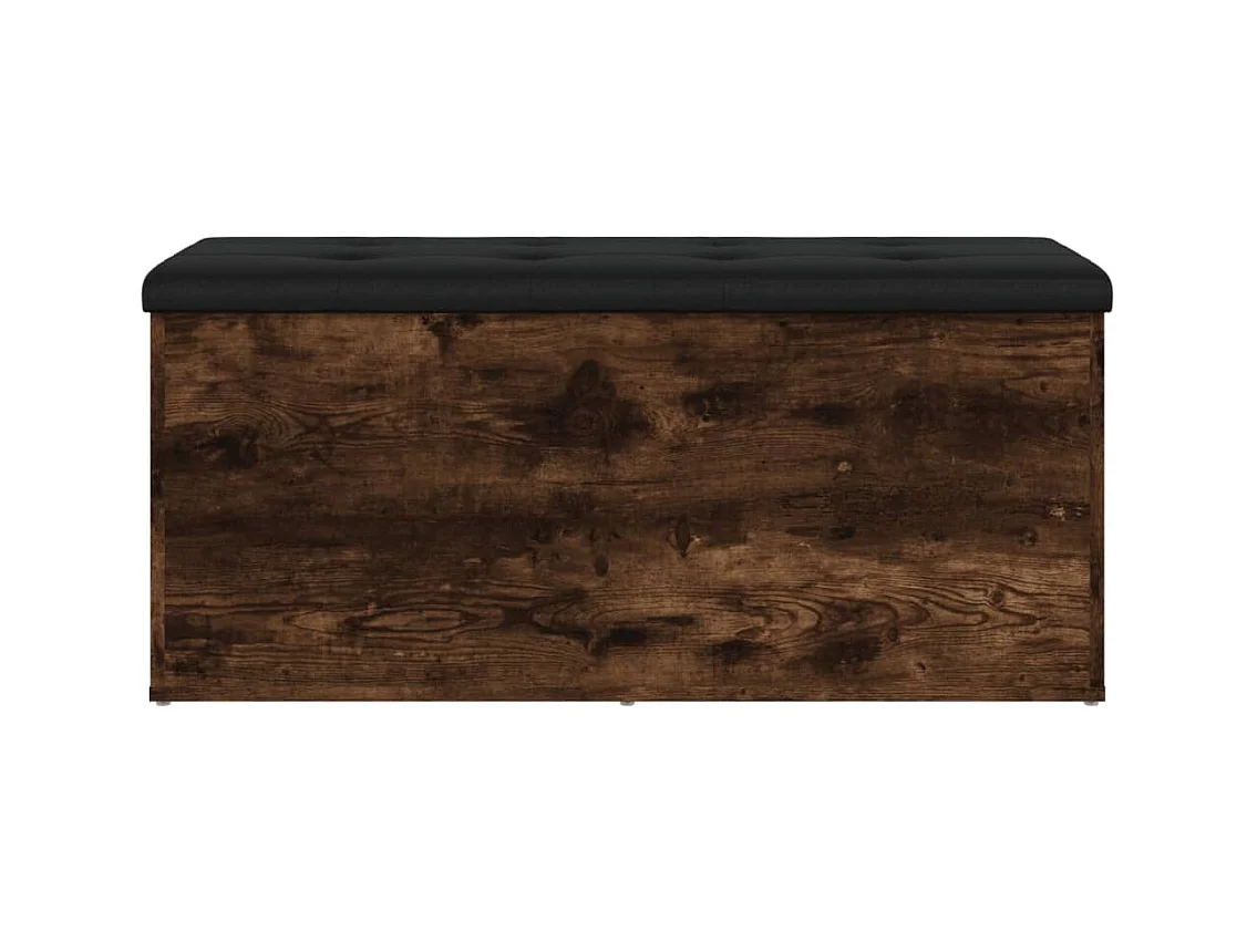 Banc banquette de rangement bois beige 102 x 42 x 45 cm DEC024715