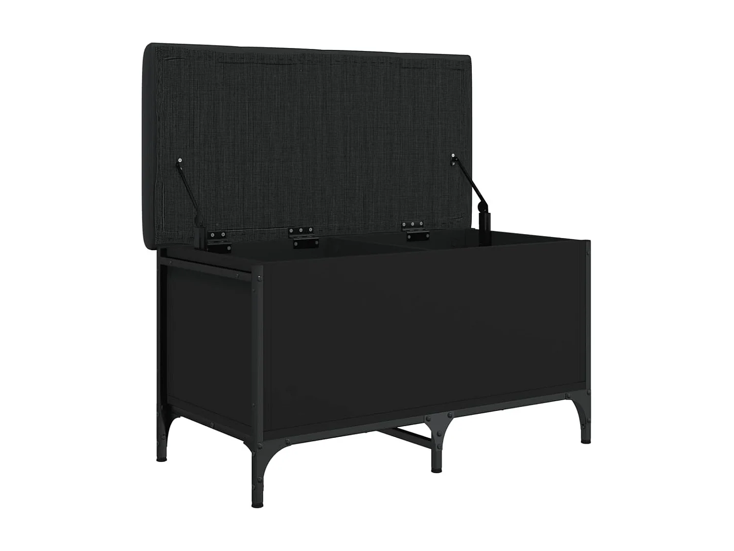 Banc banquette de rangement bois marron 82 x 42 x 45 cm DEC024783