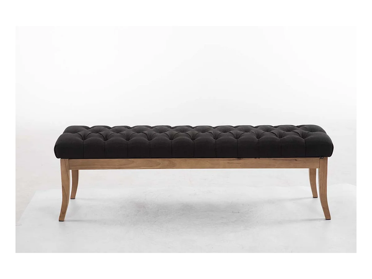 Banc design Chesterfield 150 bois marron 150 x 38 x 46 cm 10_0003699