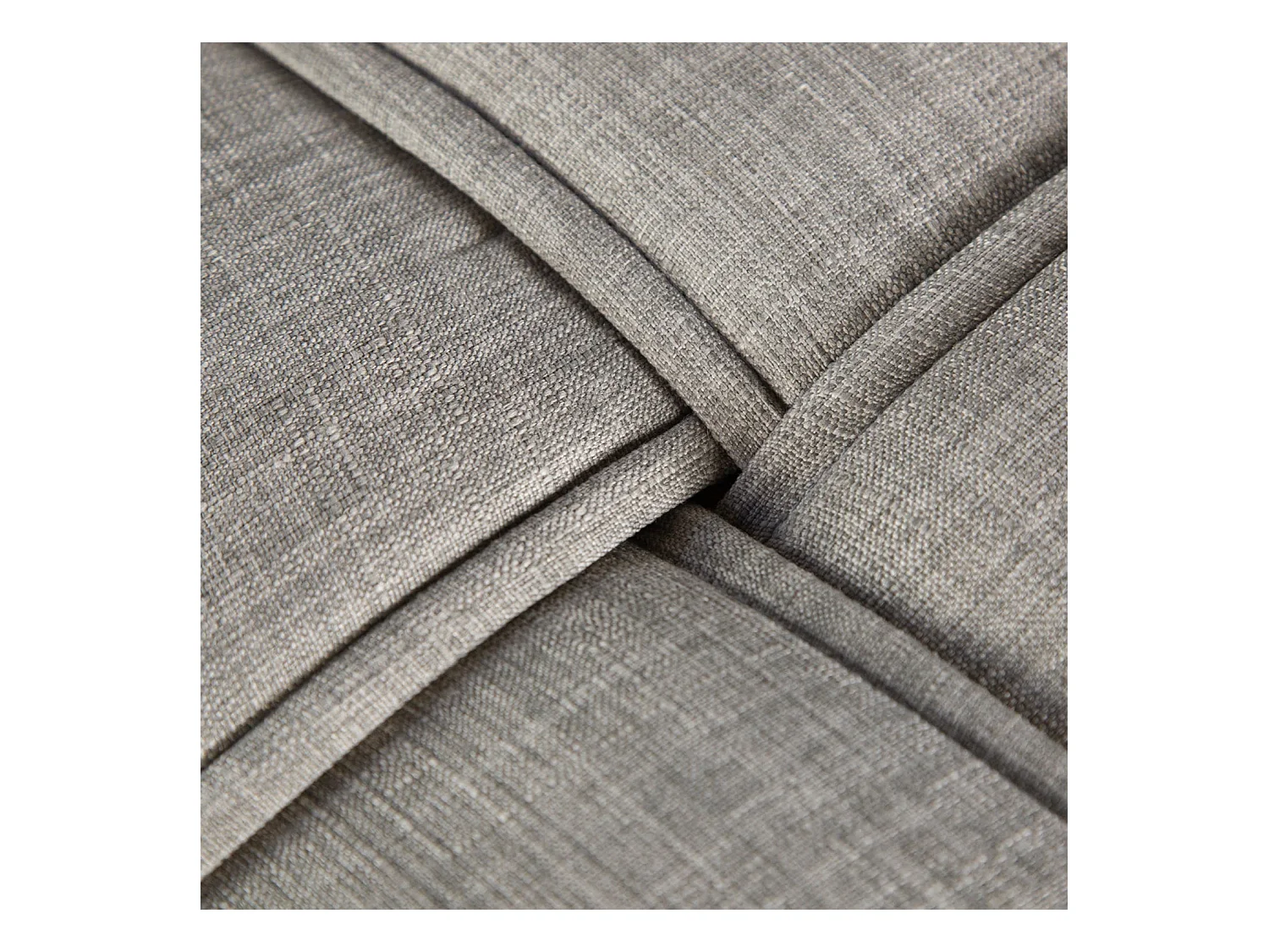 Banc tabouret repose-pieds 2 tissu grise 86 x 43 x 40 cm BAN06005