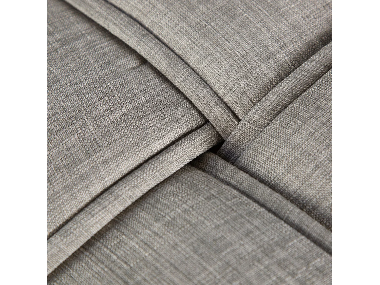 Banc tabouret repose-pieds 2 tissu grise 86 x 43 x 40 cm BAN06005