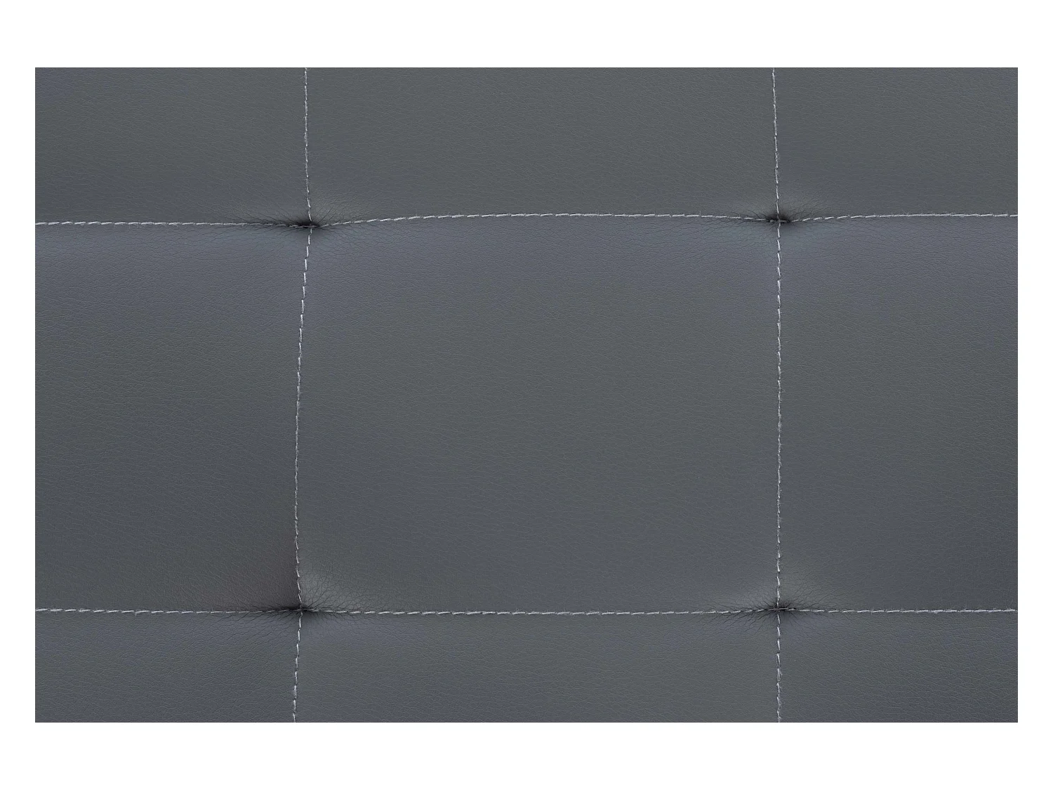 Banc banquette en PVC argenté 100 x 40 x 48 cm 10_0005504