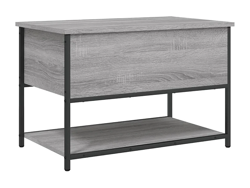 Banc banquette de rangement bois marron 70 x 42.5 x 47 cm DEC024805