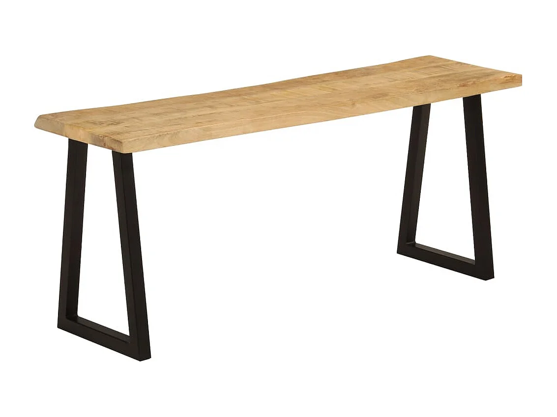 Banc design rustique 105 marron 105 x 33 x 45 cm DEC024627