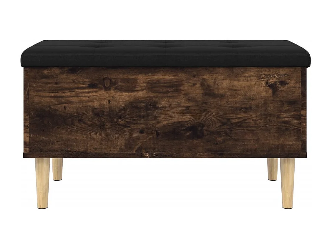 Banc banquette de rangement bois beige 82 x 42 x 46 cm DEC024728