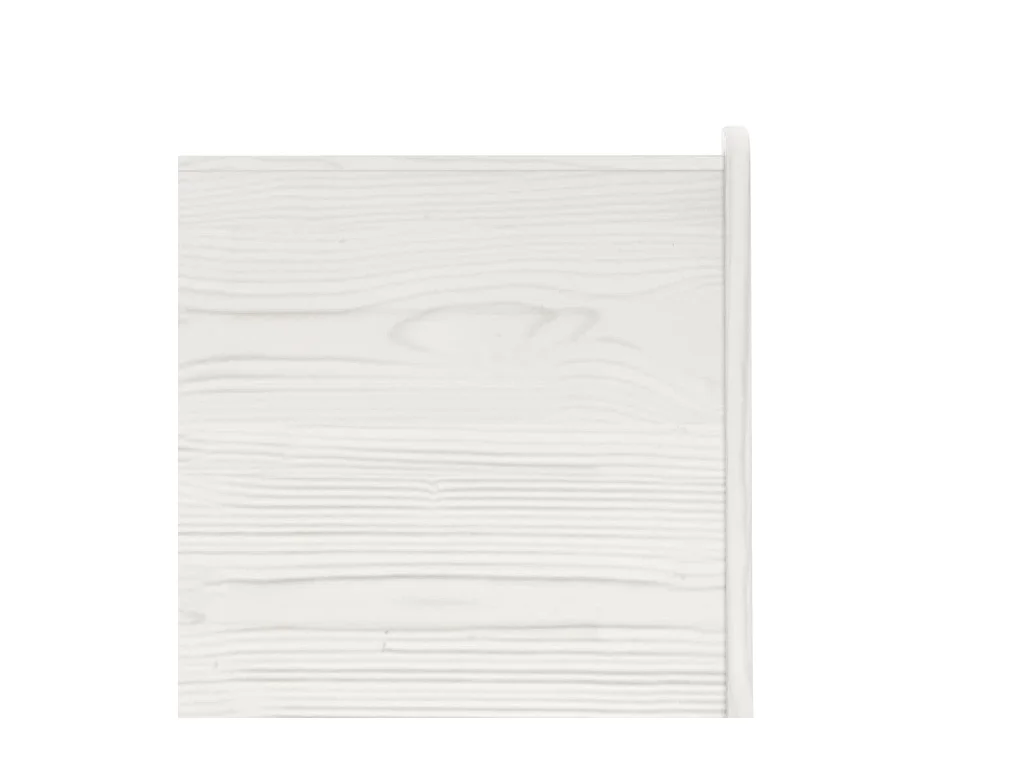 Banc d'angle avec dossier bois blanche 151 x 118.5 x 85 cm DEC025003