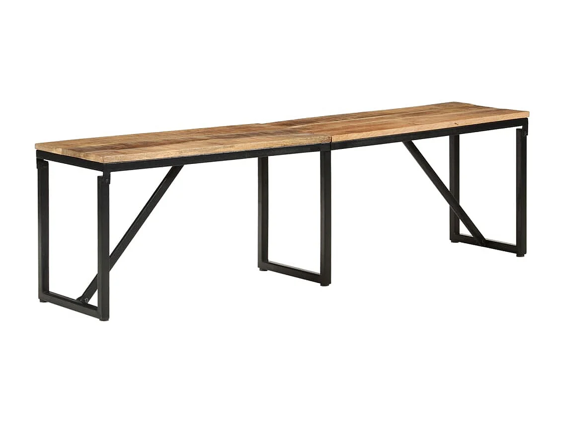 Banc de cuisine salle métal marron 160 x 35 x 46 cm DEC024696