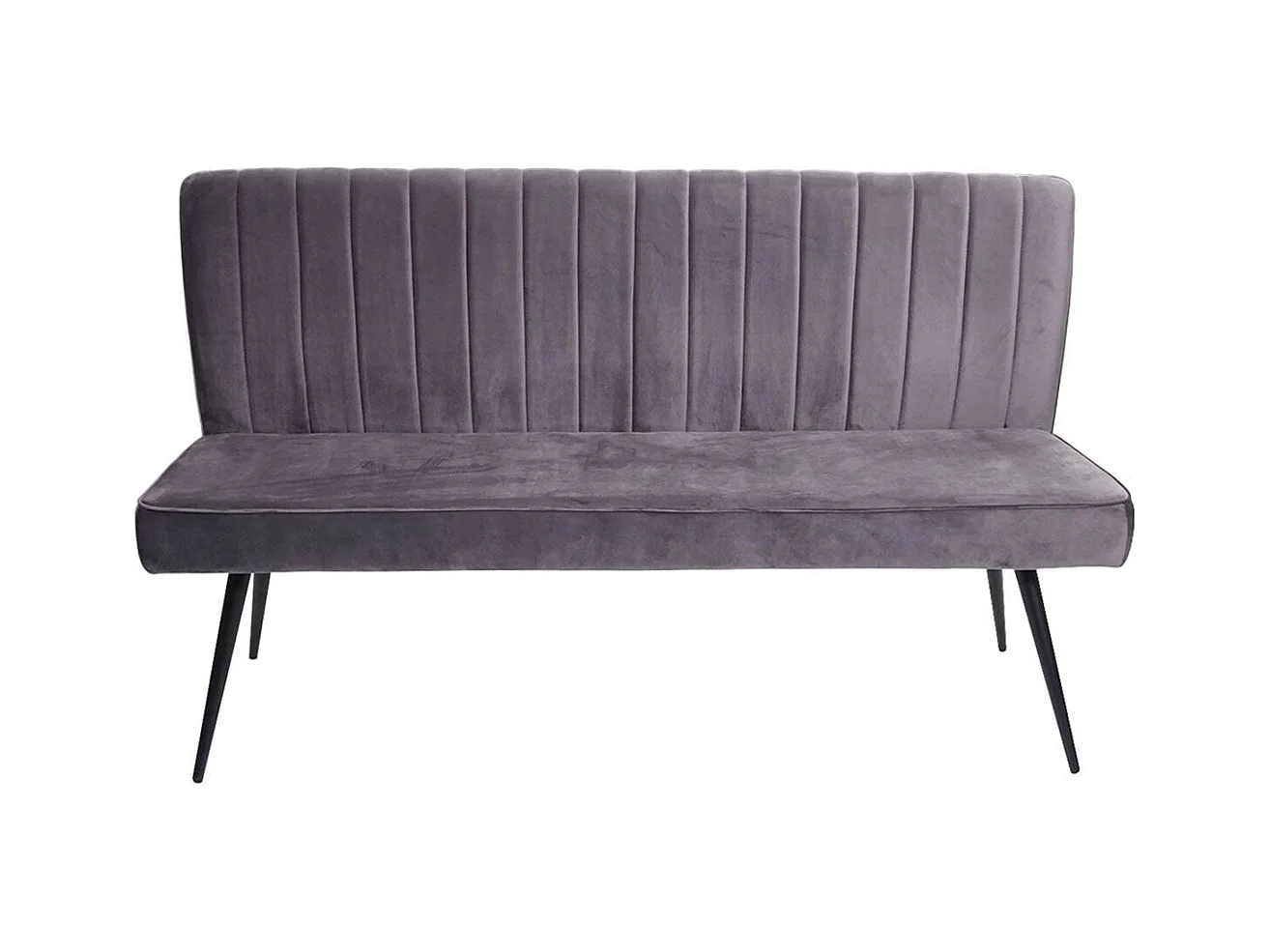 Banc canapé de salle métal grise 160 x 60 x 90 cm 04_0005856
