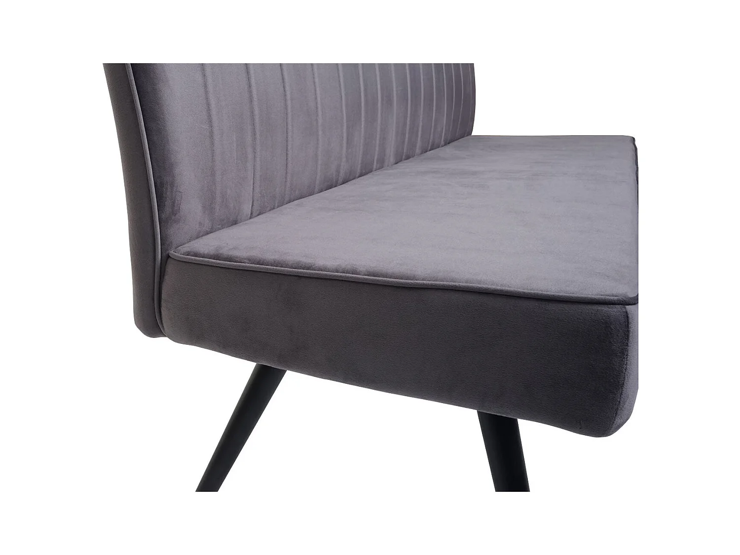 Banc canapé de salle métal grise 160 x 60 x 90 cm 04_0005856