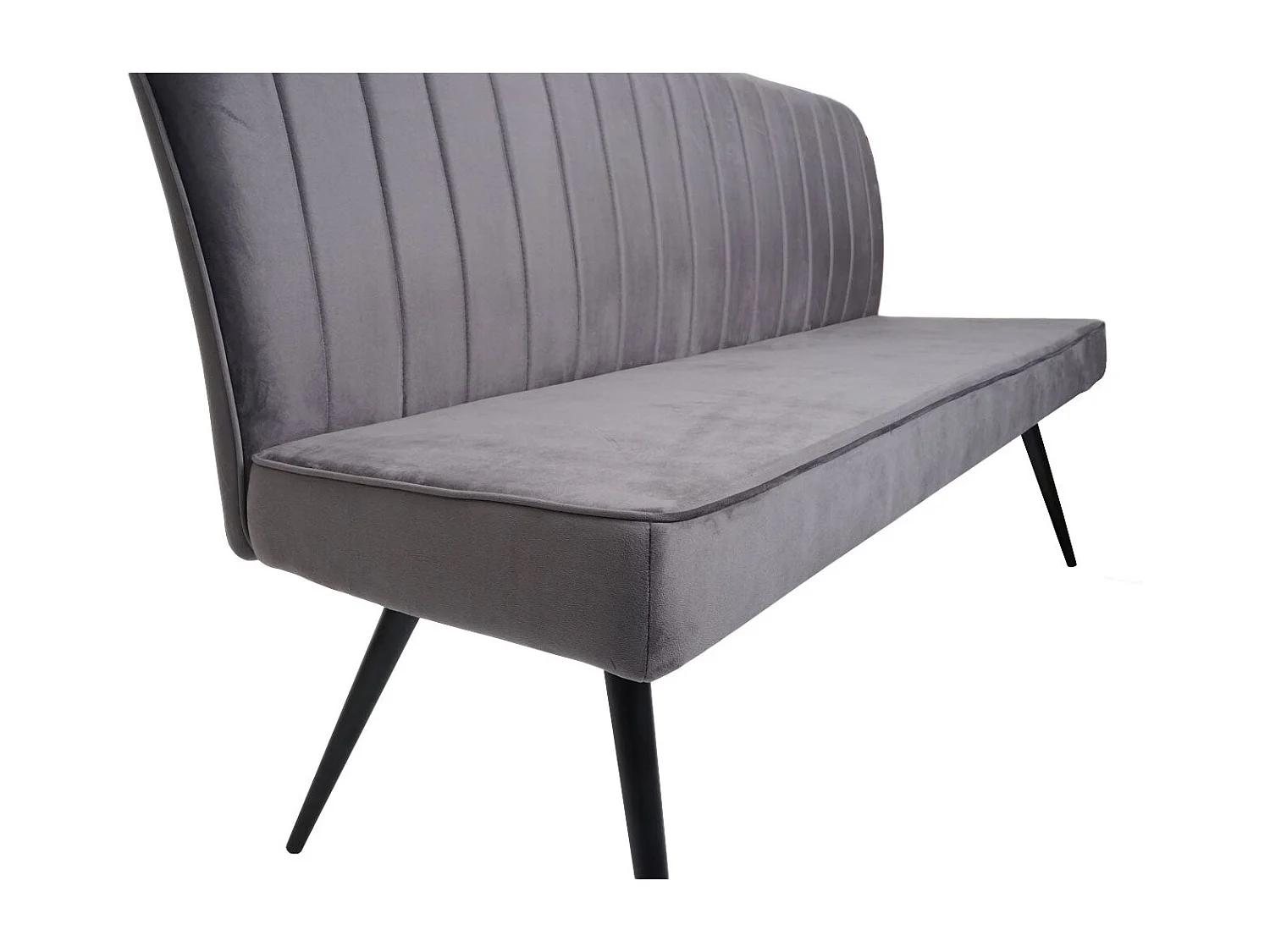 Banc canapé de salle métal grise 160 x 60 x 90 cm 04_0005856