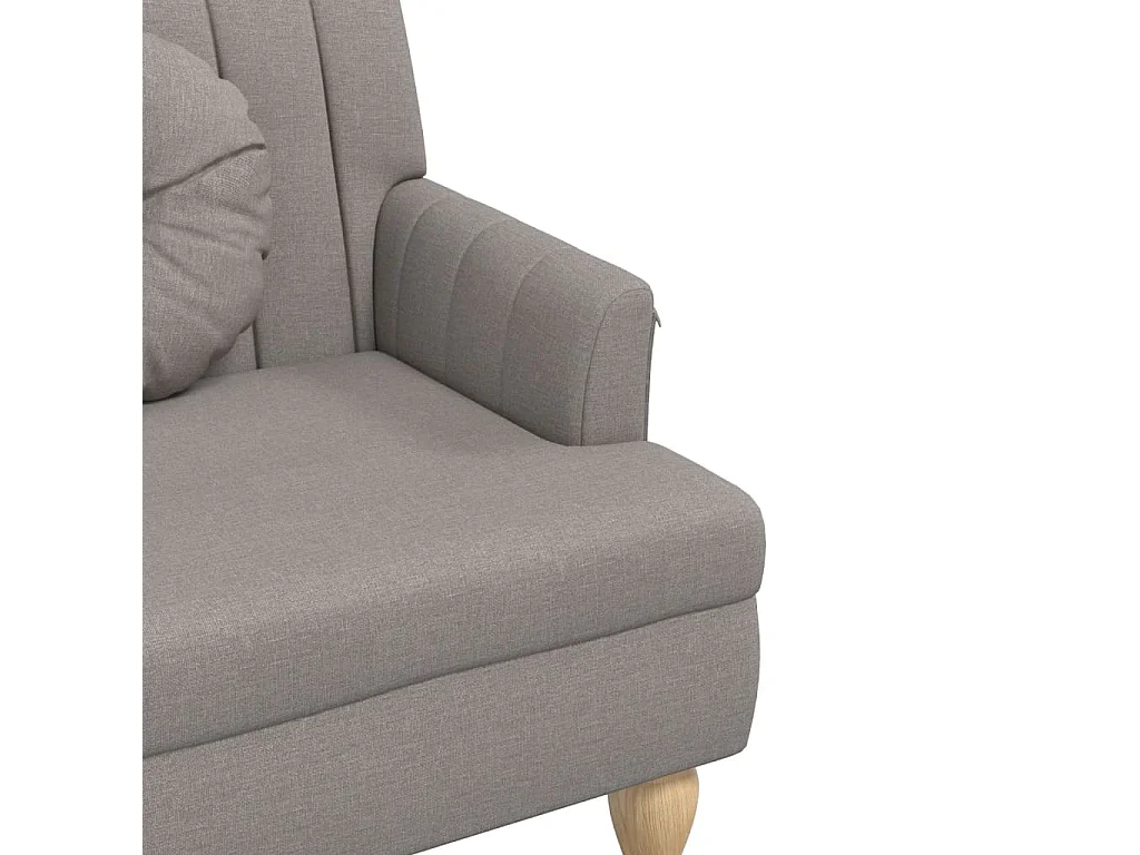 Banquette banc avec coussins tissu 113 x 64.5 x 75.5 cm DEC024635