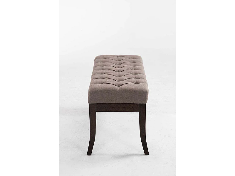 Banc design Chesterfield 100 bois marron 100 x 38 x 46 cm 10_0003685