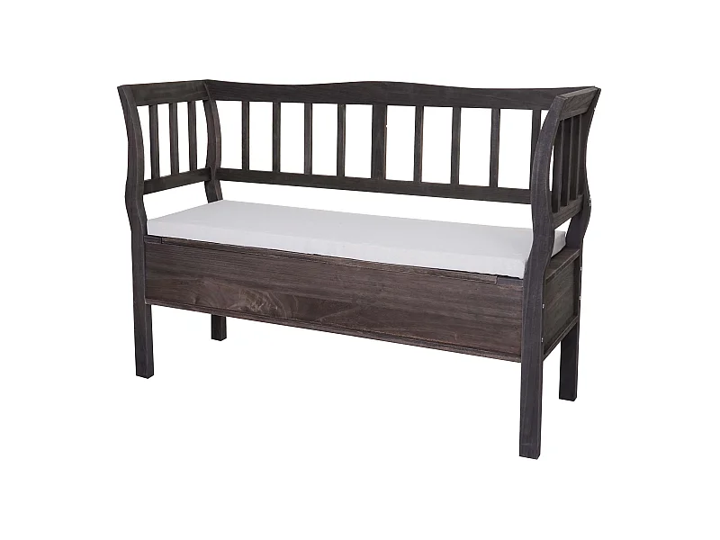 Banc avec espace de bois marron 46 x 40 x 121 cm 04_0005870