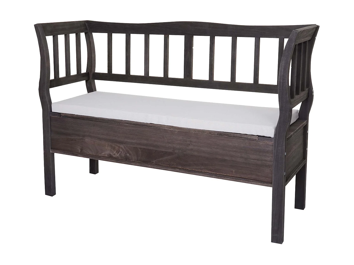 Banc avec espace de bois marron 46 x 40 x 121 cm 04_0005870