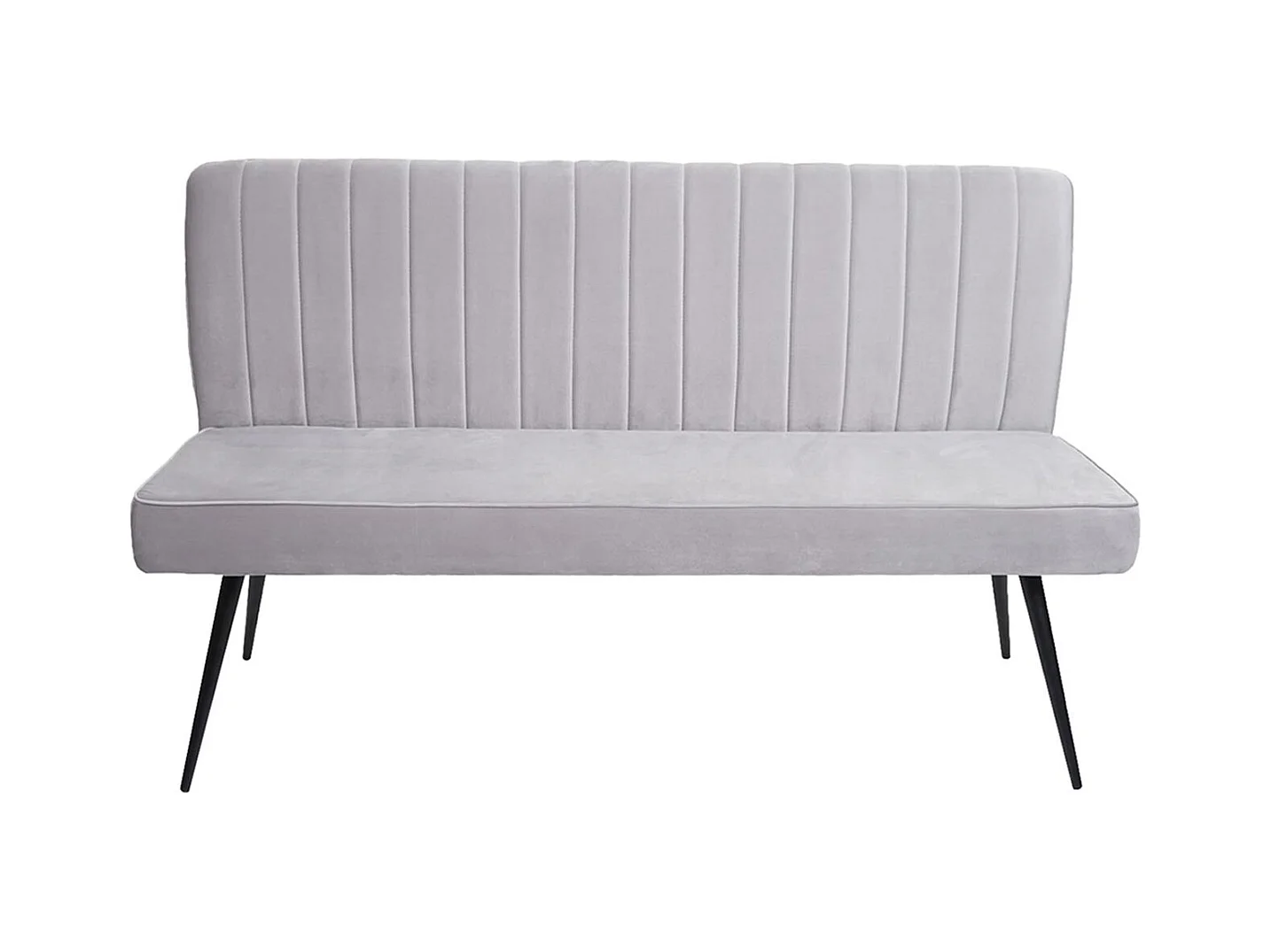 Banc canapé de salle grise 160 x 60 x 90 cm 04_0005857