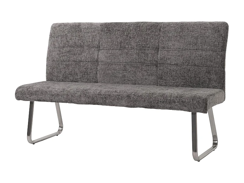 Banc canapé de salle argenté 65 x 33 x 163 cm 04_0005816