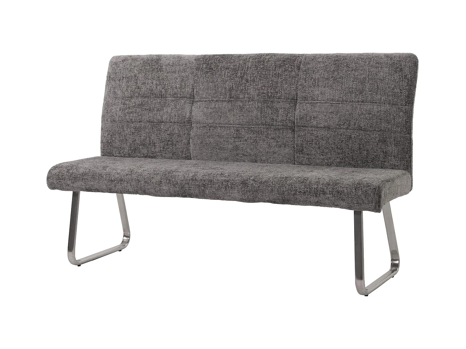 Banc canapé de salle argenté 65 x 33 x 163 cm 04_0005816