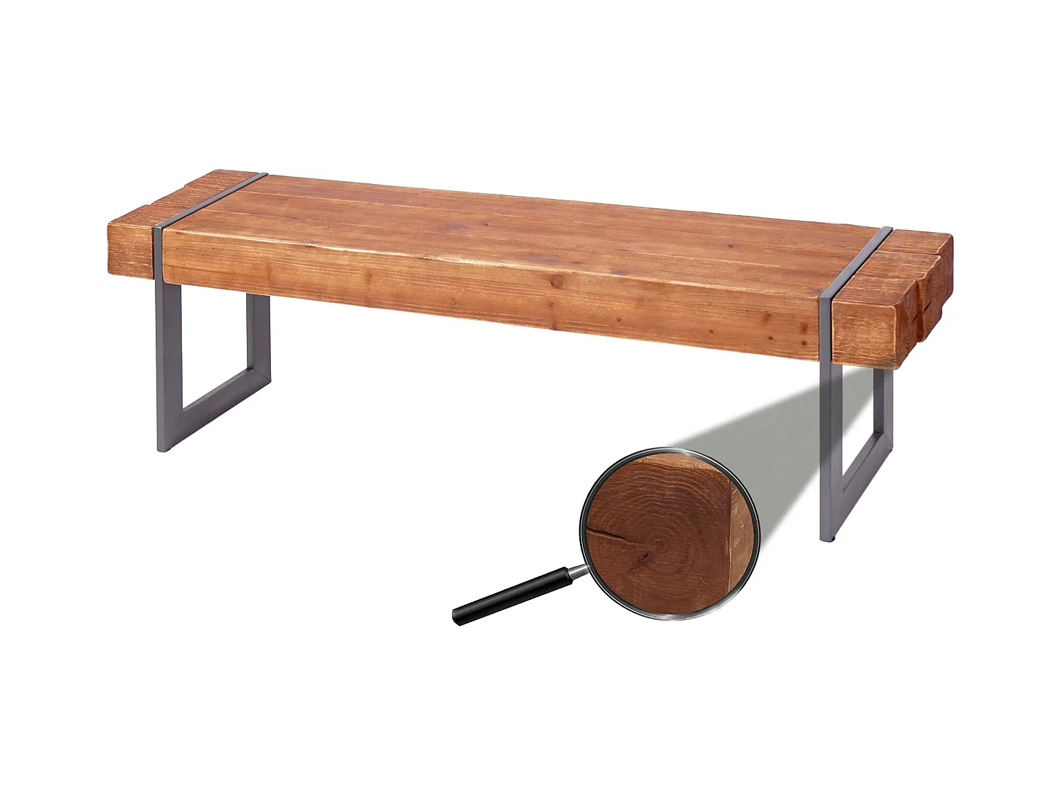 Banc de salle à bois marron 160 x 34 x 45 cm 04_0005841
