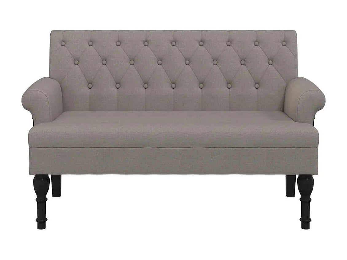 Banquette banc avec dossier tissu 120 x 62 x 75.5 cm DEC024660