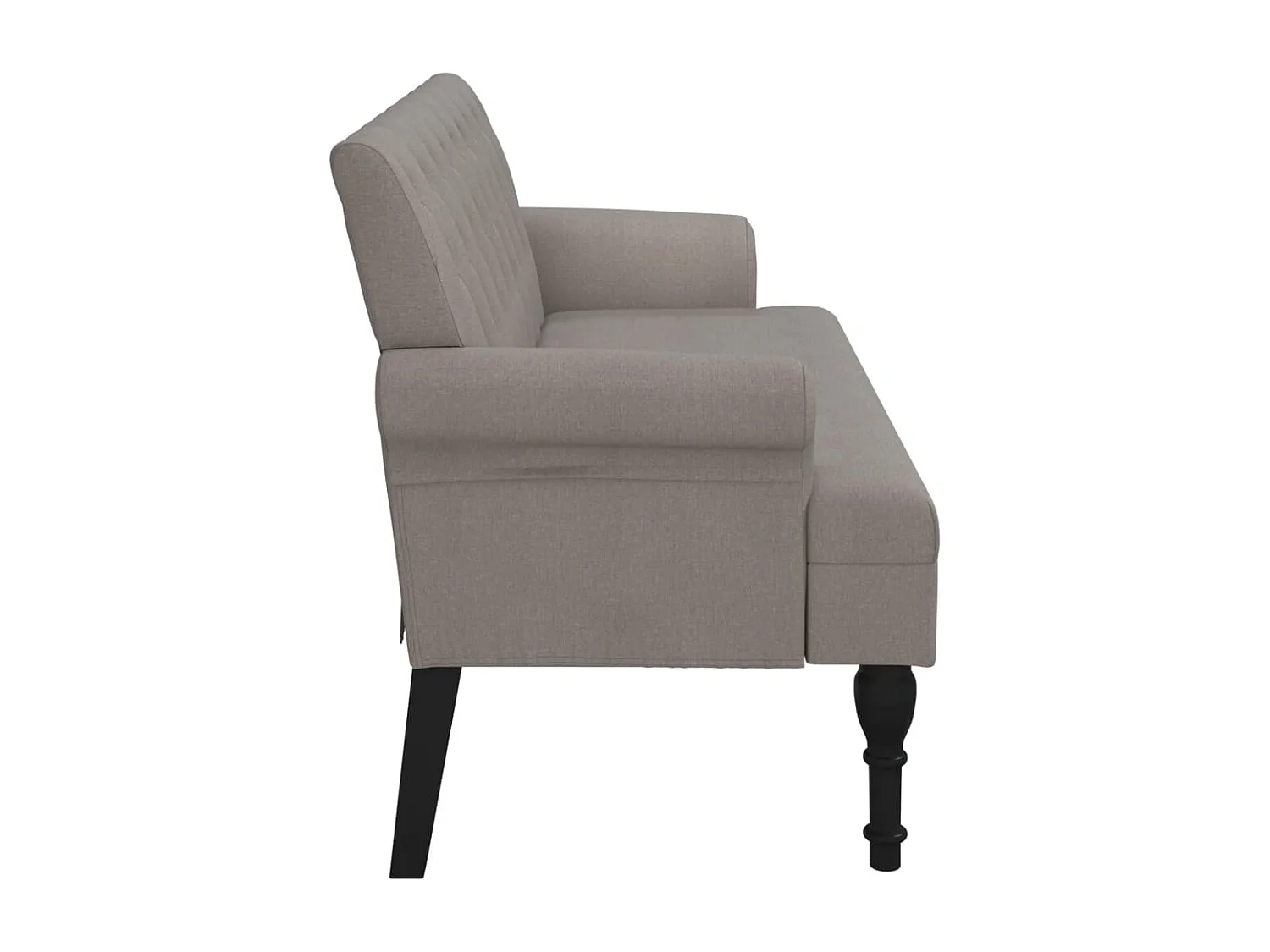 Banquette banc avec dossier tissu 120 x 62 x 75.5 cm DEC024660