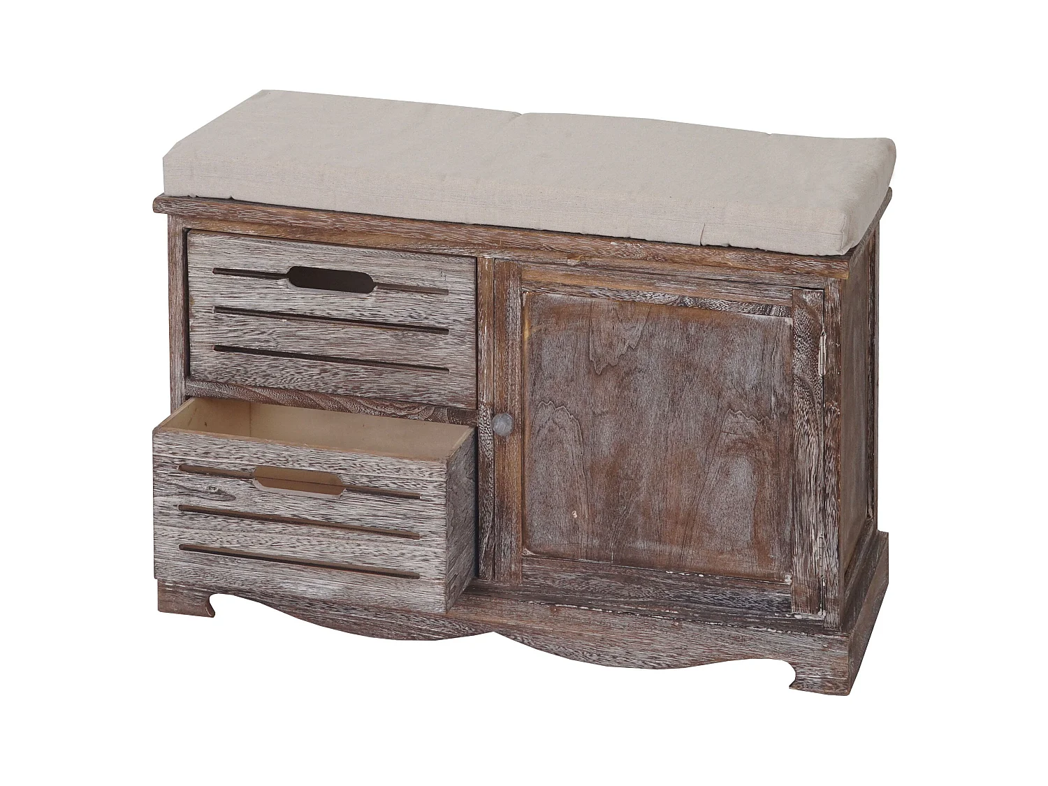 Banc banquette commode avec bois marron 71 x 32 x 49 cm 04_0001159