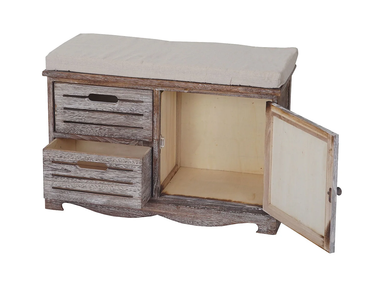 Banc banquette commode avec bois marron 71 x 32 x 49 cm 04_0001159