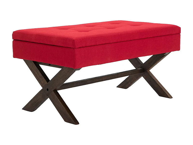 Banquette bout de lit tissu 98 x 57 x 51 cm 10_0003659