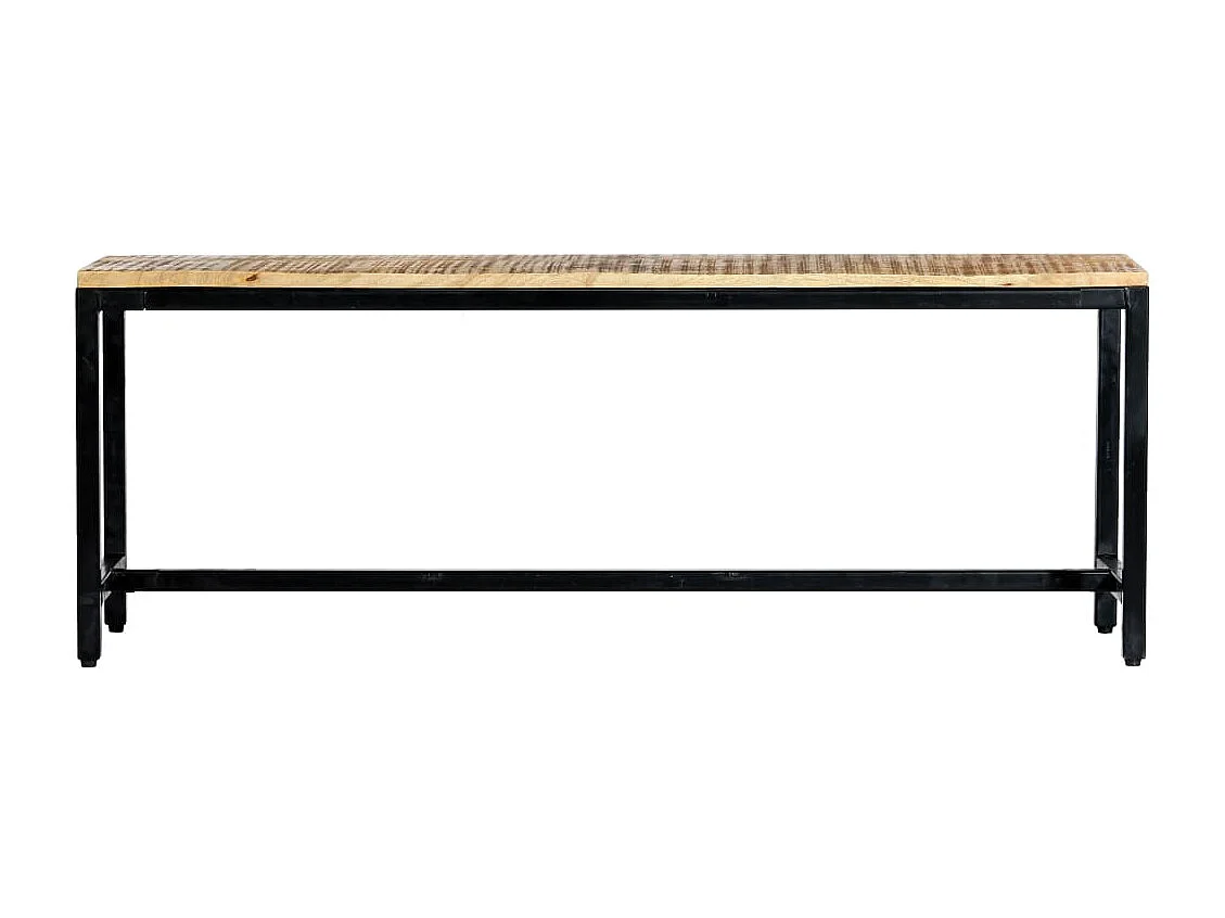 Banc de salle à bois marron 120 x 35 x 44 cm DEC025015