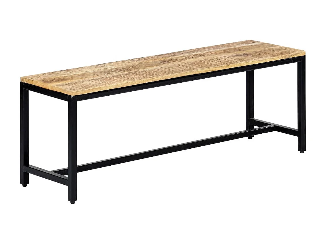 Banc de salle à bois marron 120 x 35 x 44 cm DEC025015