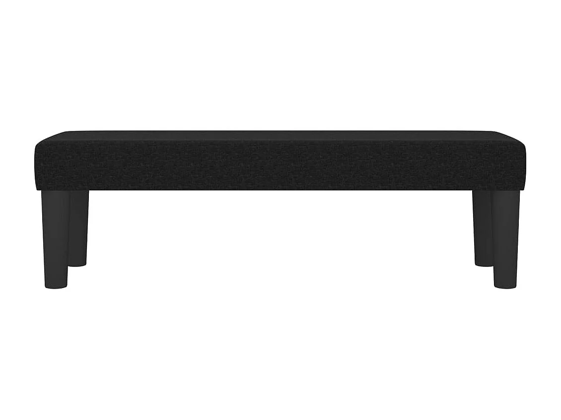 Banc de bout de effet bois noire 100 x 30 x 30 cm DEC024678