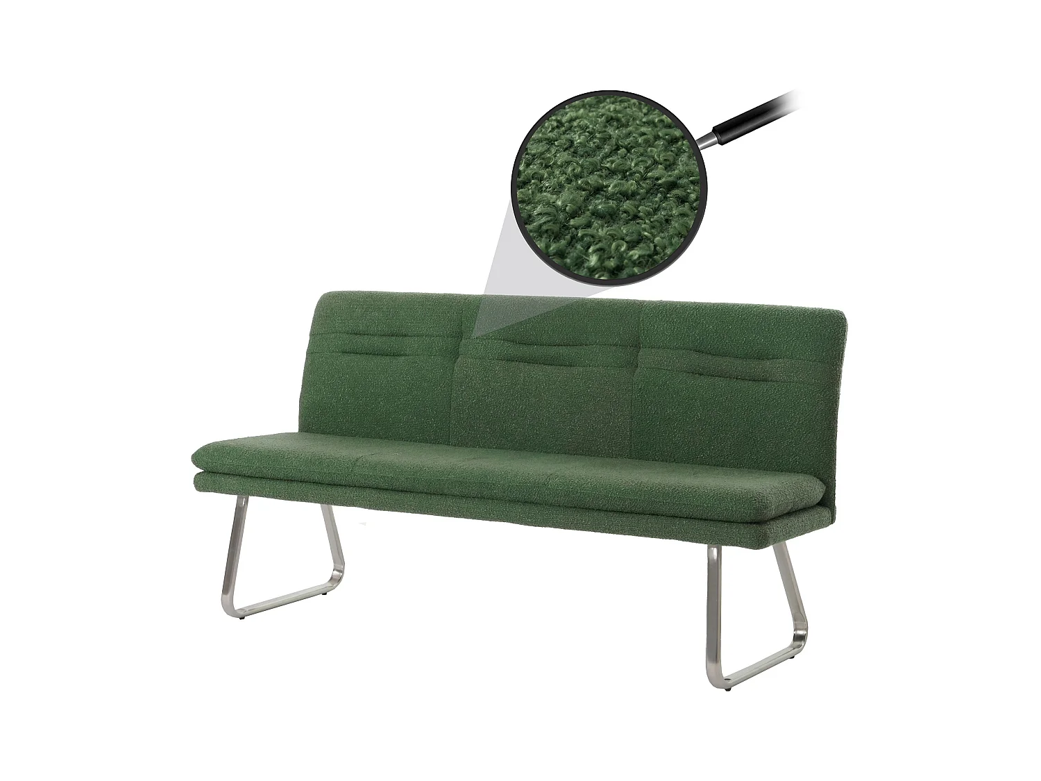 Banc de salle à argenté 180 x 58 x 93 cm 04_0005855