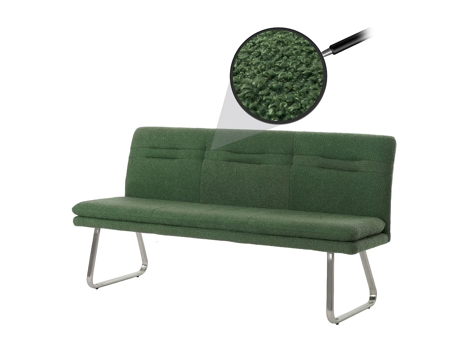 Banc de salle à argenté 180 x 58 x 93 cm 04_0005855