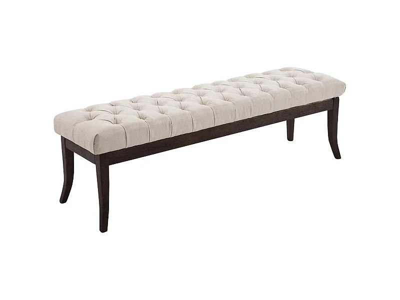 Banc design Chesterfield 150 bois marron 150 x 38 x 46 cm 10_0003687