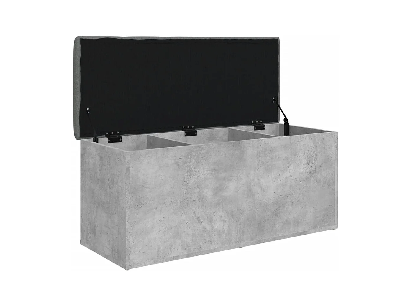 Banc banquette de rangement bois marron 102 x 42 x 45 cm DEC024761