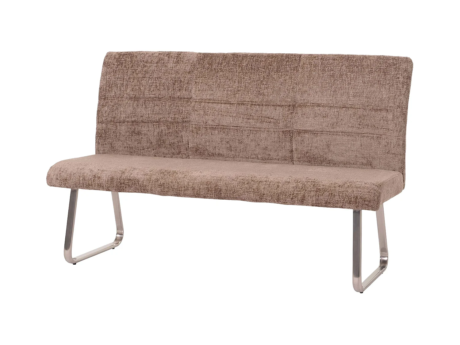 Banc canapé de salle tissu marron 180 x 65 x 99 cm 04_0005821