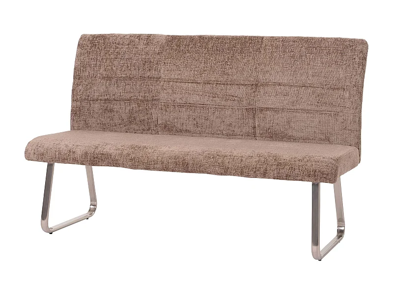 Banc canapé de salle tissu marron 180 x 65 x 99 cm 04_0005821
