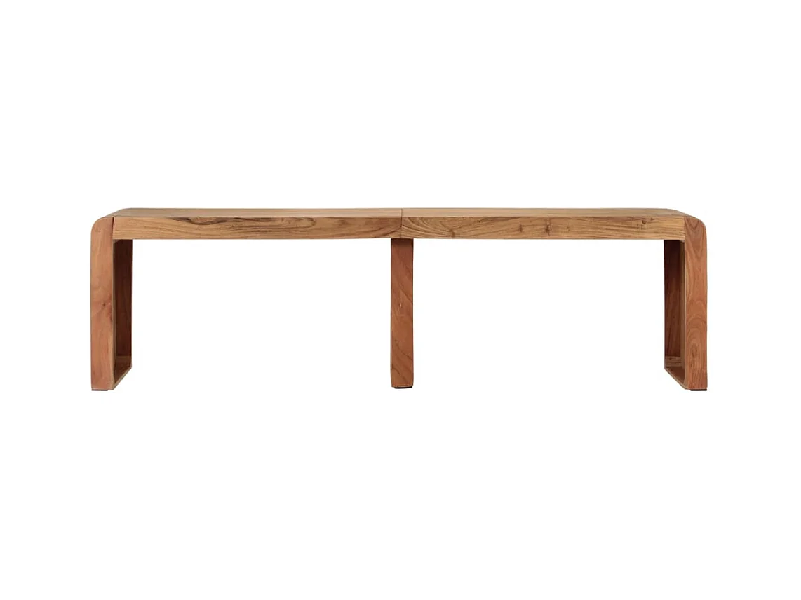 Banc style rustique 160 bois marron 38 x 160 x 45 cm DEC024998