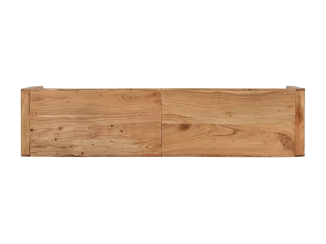 Banc style rustique 160 bois marron 38 x 160 x 45 cm DEC024998