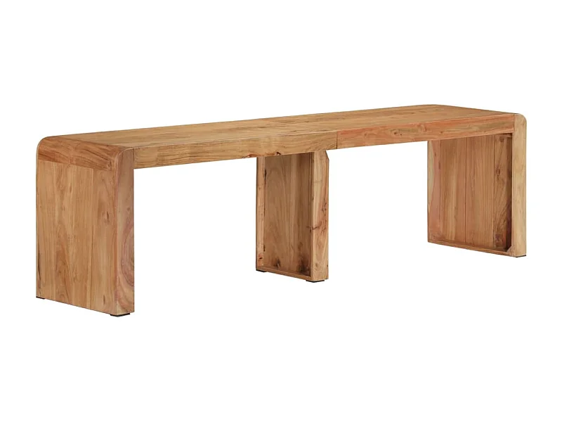 Banc style rustique 160 bois marron 38 x 160 x 45 cm DEC024998