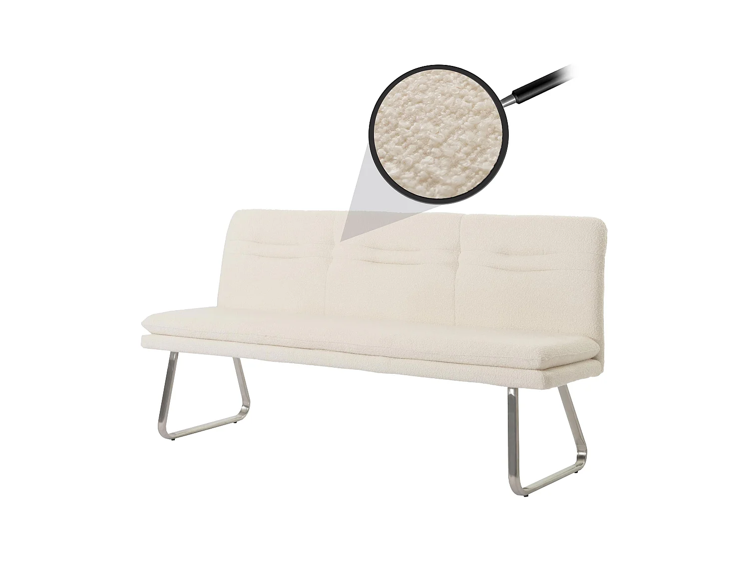 Banc de salle à argenté 180 x 58 x 93 cm 04_0005853