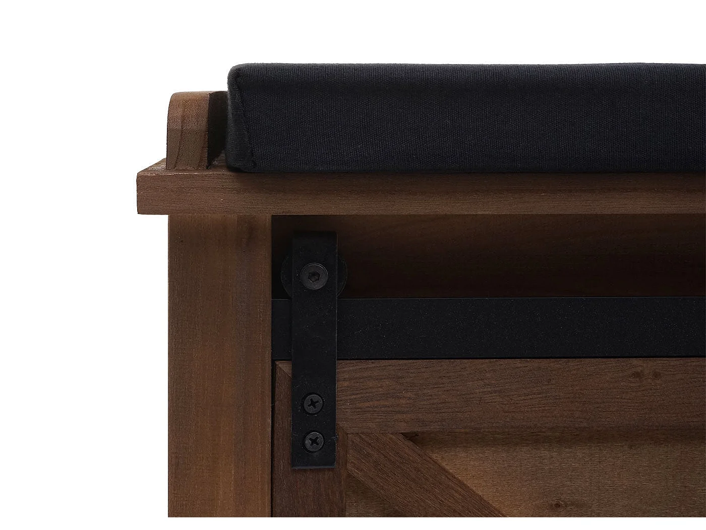 Banc avec compartiments de bois marron 102 x 33 x 43 cm 04_0001093