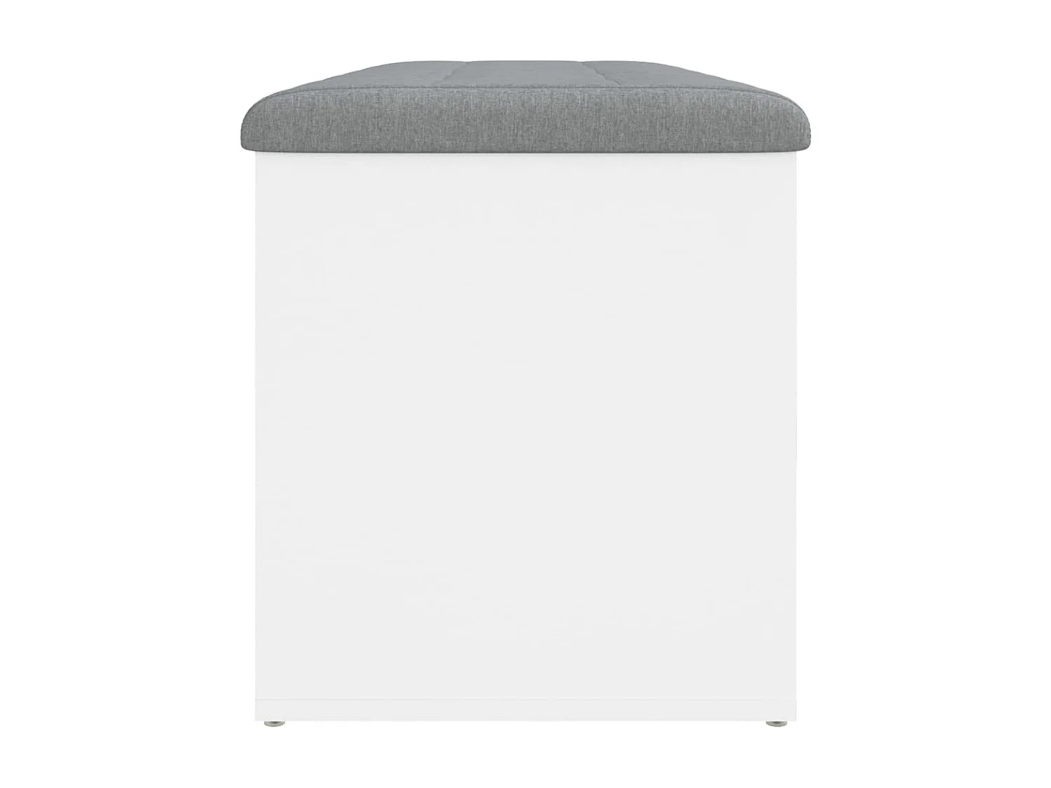 Banc banquette de rangement bois blanche 102 x 42 x 45 cm DEC024707